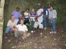 Oaky Woods Nature Walk - Alex Morrow and Save Oaky Woods founder John Trussell, sitting, recently took science students from Uleaka Woodard's class from Northside High School on a nature walk in Oaky Woods Wildlife Management Area. 
